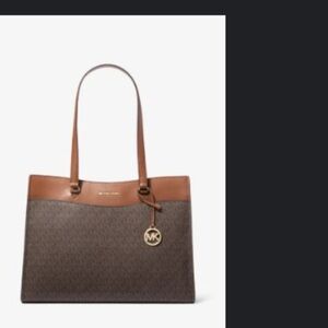 Michael Kors Brown and Tan Women's Tote Bag